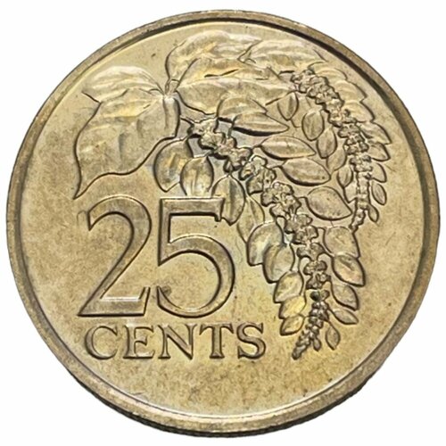 Тринидад и Тобаго 25 центов 1999 г. 10 центов 2015 тринидад и тобаго из оборота