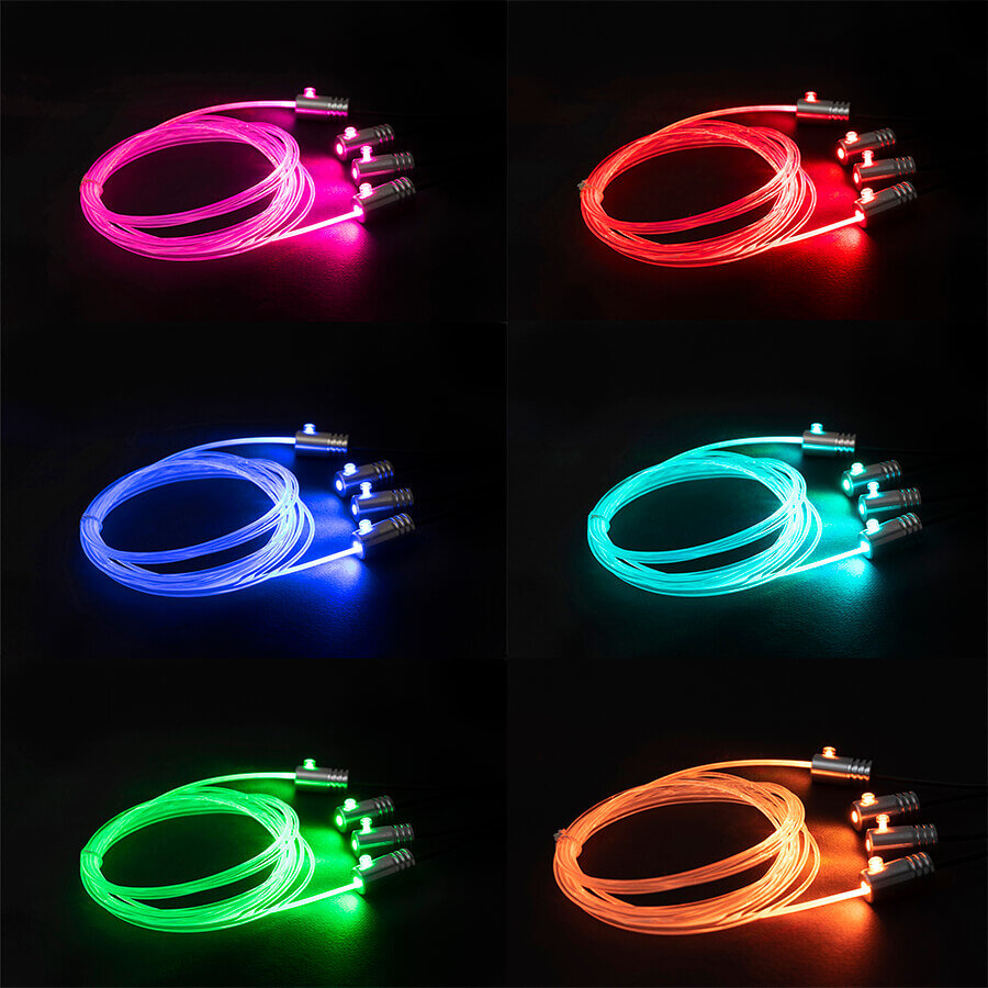 Амбиентная подсветка салона авто LED RGB BT управление телефоном 4 модуля — фото 3