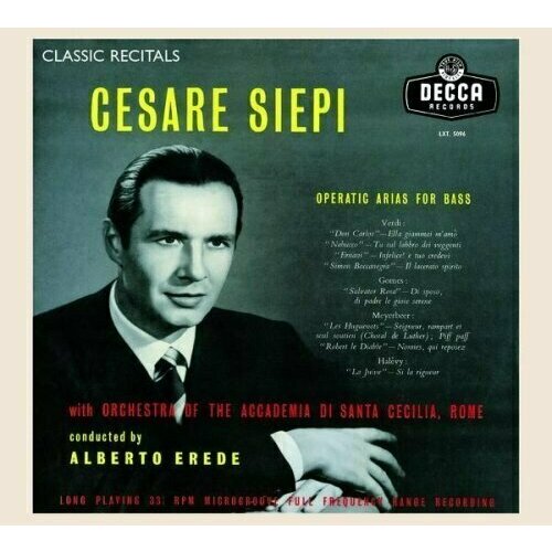 AUDIO CD VARIOUS ARTISTS - Cesare Siepi: Classic Recitals - Operatic Arias for Bass. 1 CD various artists cd various artists 50 best chopin