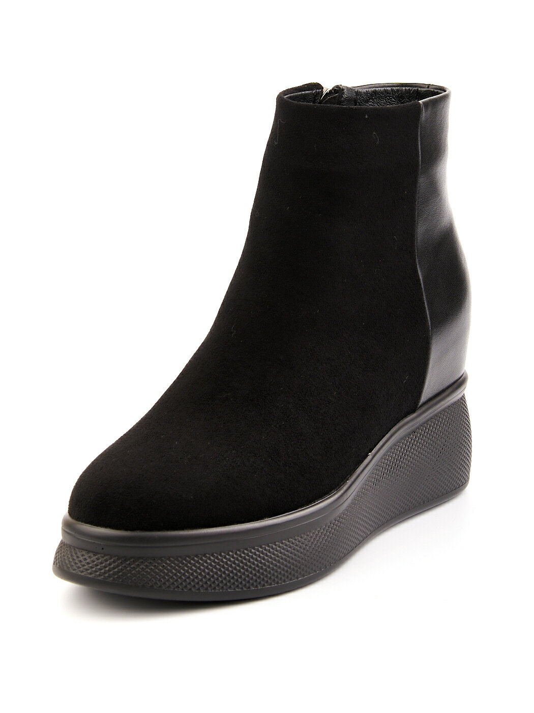 фото Черная кожа ботинки женские Prominente размер 35