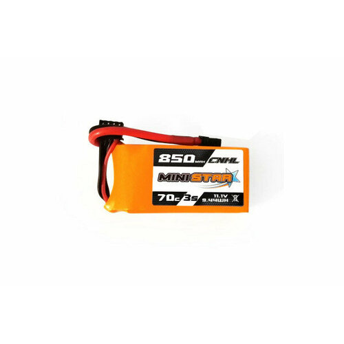 Аккумулятор CNHL MiniStar 850mAh 3S 70C (XT60) аккумулятор lipo vant 11 1в 8000мач 100c 3s hardcase разъём xt60