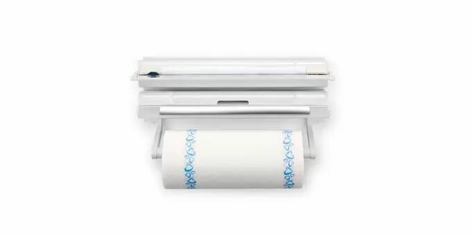 Держатель кухонный Tescoma органайзер onWALL, 3 в 1, бумажные полотенца, фольга, пленка