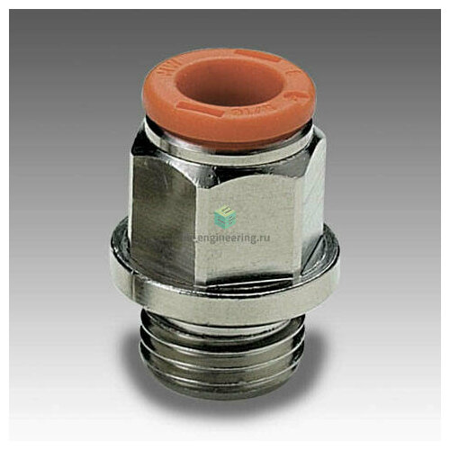 R1 3 M5 2001B02 METAL WORK - Штуцер прямой с нар. резьбой цанговый M5-3 мм