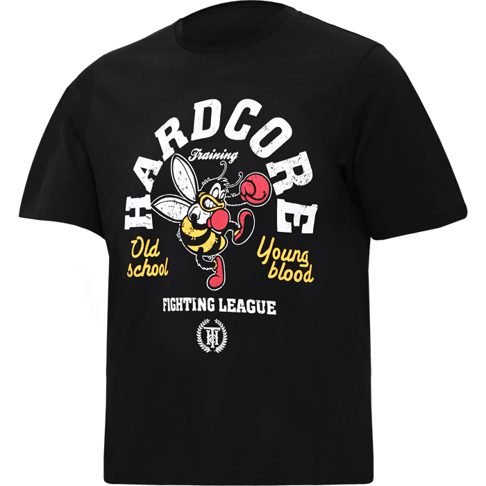 Футболка HARDCORE TRAINING Fighting League, 1 шт., размер XXL, черный