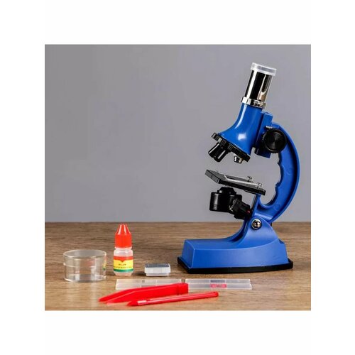 Микроскоп кратность увеличения 600х 300х 100х с подсветк 1856₽