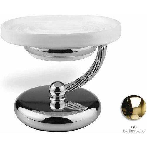 Мыльница Stil Haus Giunone G71916 настольная золотой 15781₽