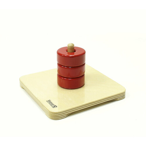 Развивающие игрушки Сортер детский Развитие моторики Пирамидка с кольцами Монтессори 1070₽