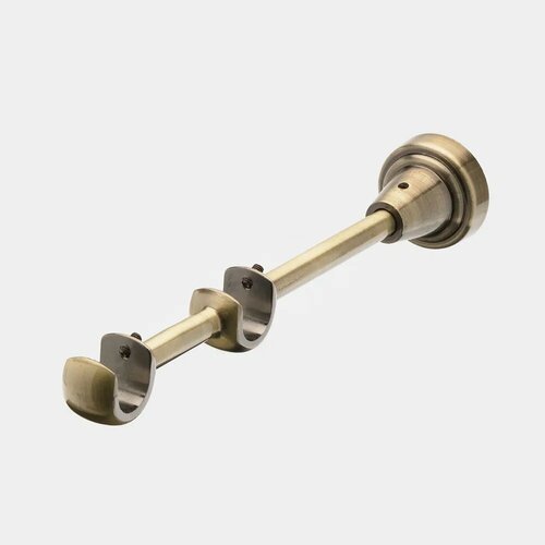 Кронштейн для карниза, двухрядный 16мм Бронза (антик) HISA Brand