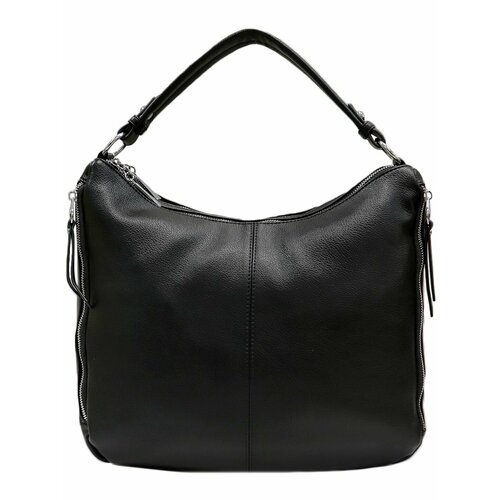 Сумка тоут Bl.Balii, фактура зернистая, черный