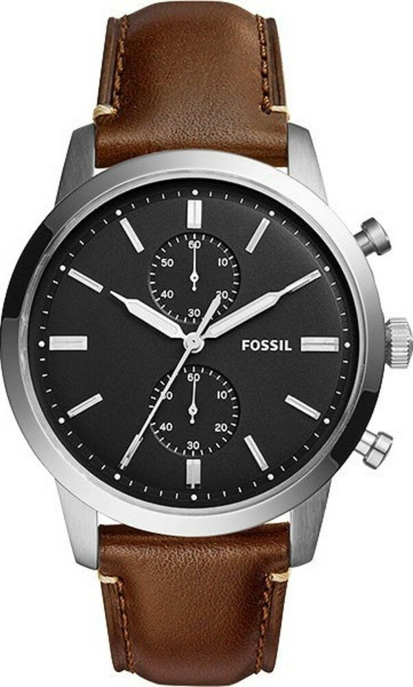 Наручные часы FOSSIL FS5280, коричневый, серебряный