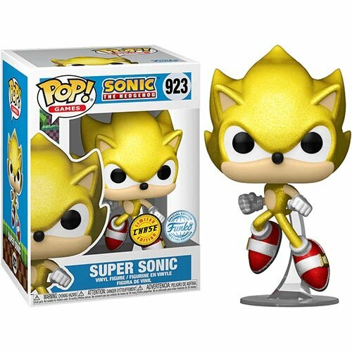 Фигурка Funko POP! Супер Соник (Super Sonic) #923 (Chase)