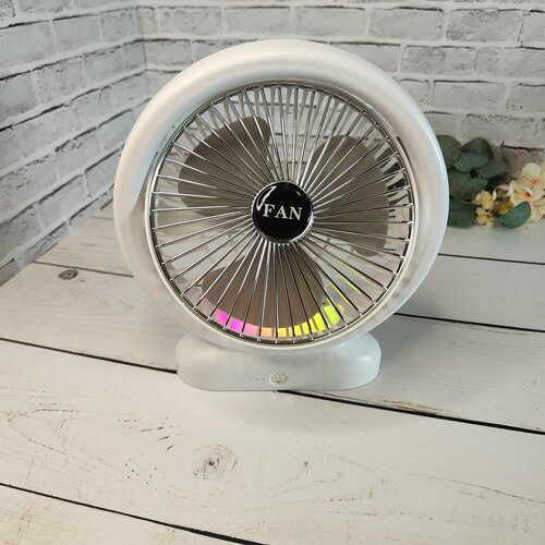Беспроводной вентилятор с регулировкой наклона и RGB подсветкой 165000₽