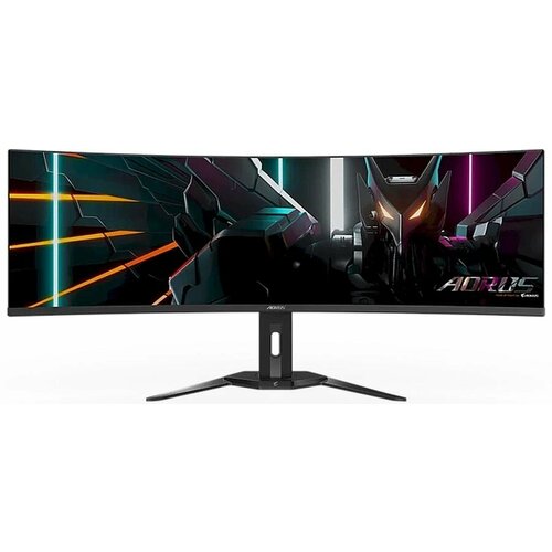 Монитор Gigabyte 49 Aorus CO49DQ черный OLED 003ms 169 HDMI MM матовая HAS Piv 250cd 178гр178гр 5120x1440 144Hz DP DQ USB 15кг 14622000₽