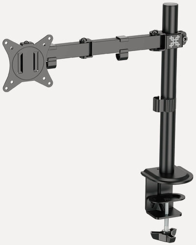 Изображение товара Кронштейн UniTeki SNM61 для монитора с вылетом на стол (к столу) со струбциной, наклонно поворотный, диагональ 17-32 дюйма