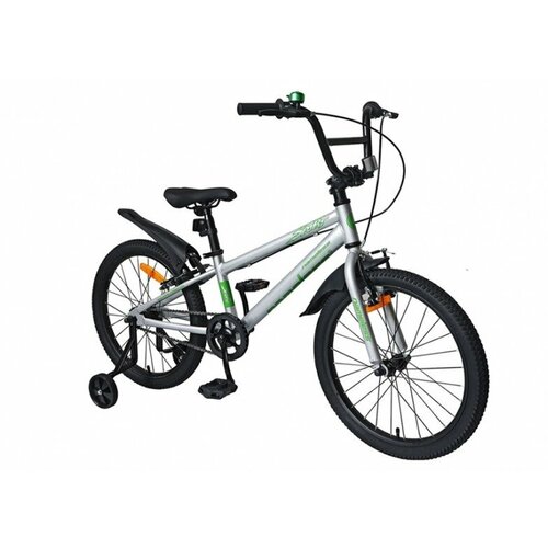 Велосипед 20 NAMELESS SPORT MX серебристыйзеленый 14190₽