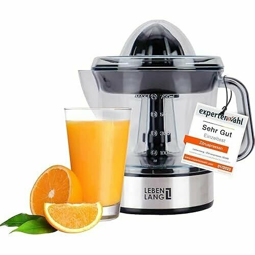 Электрическая соковыжималка для лимона Lebenlang электрическая соковыжималка с высоким выходом сока соковыжималка для апельсинов электрический пресс для фруктов 2 направления вращения 2 конуса нержавеющая сталь 1226700₽