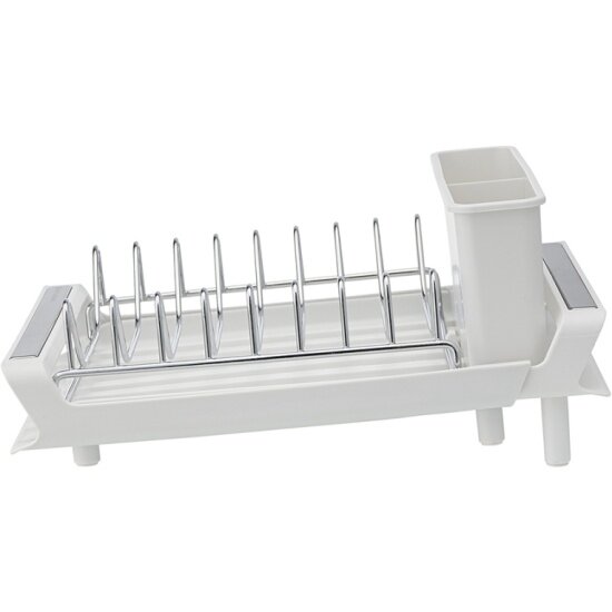 Изображение Сушилка для посуды раздвижная малая Smart Solutions Atle SS000010, 28 х 20 х 12,3 см, белая