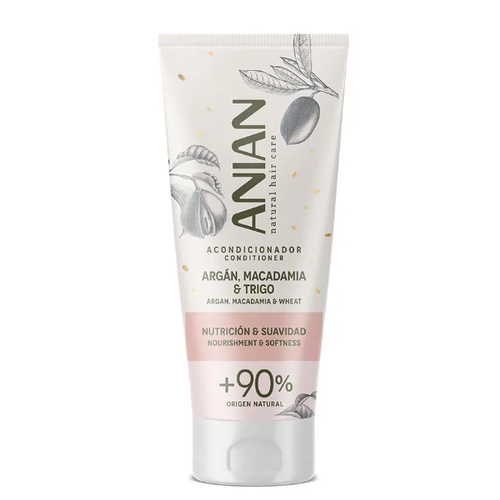Кондиционер для очень сухих и поврежденных волос Anian с маслами аргана ореха макадамии и пшеничным белком увлажняющий 250 мл 469₽