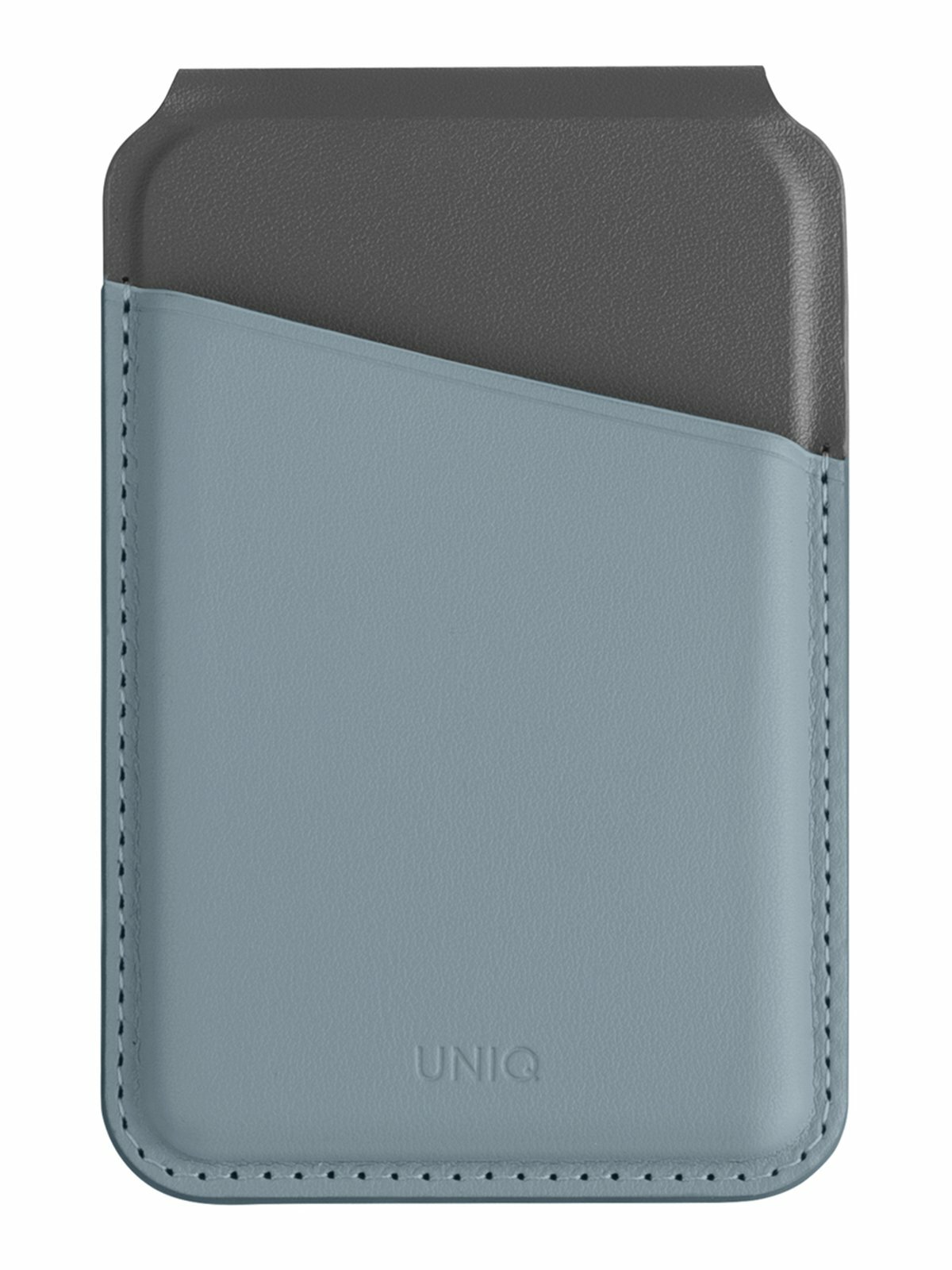 Uniq магнитный бумажник LYDEN DS MagSafe картхолдер с держателем и подставкой WASHED BLUE/BLACK