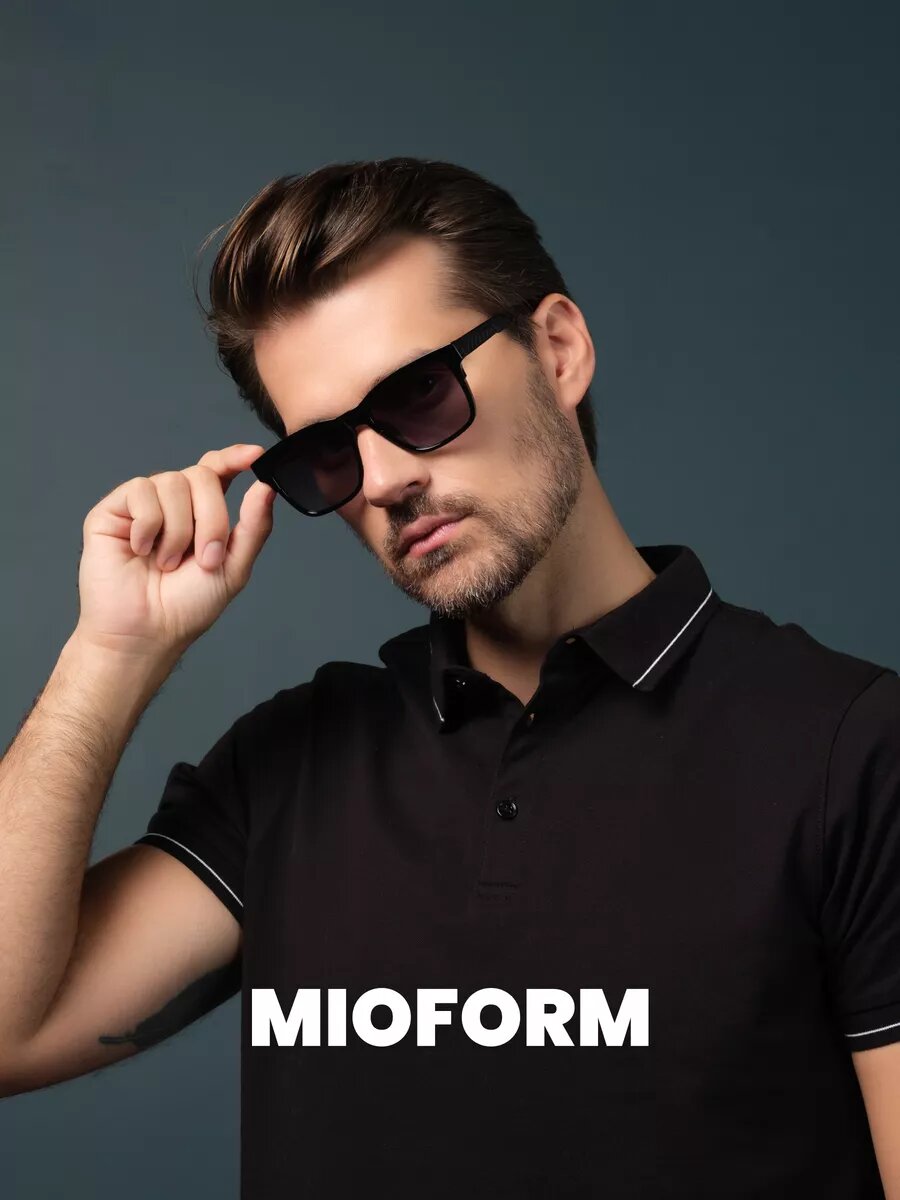 Солнцезащитные очки MIOFORM, черный — фото 1