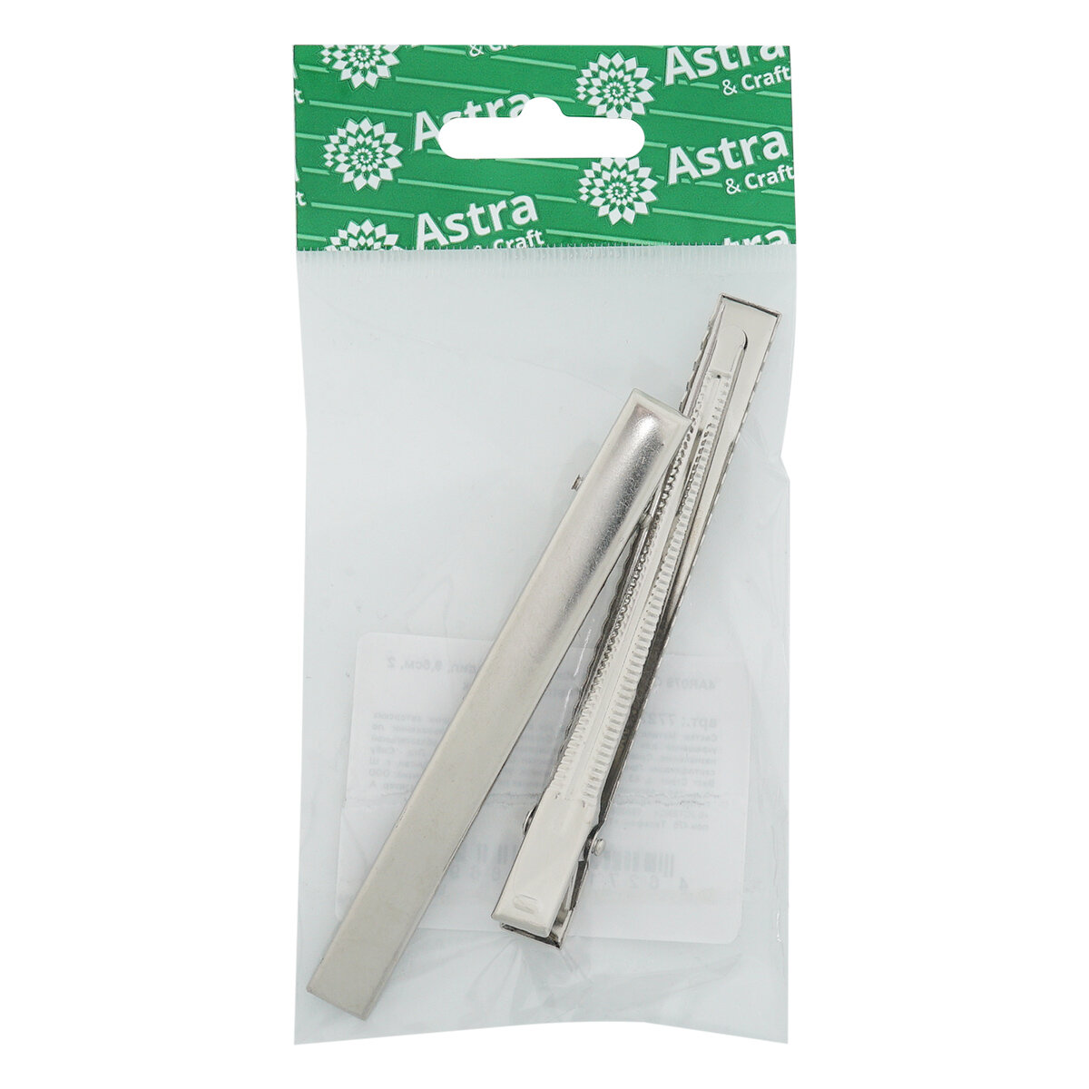 Основа для заколки крокодил, Astra&Craft, 9,5 (+/-0,2) см, 2 шт — фото 1