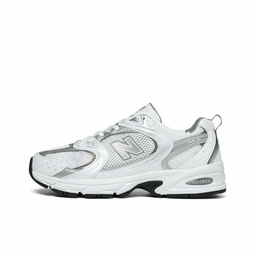 фото Кроссовки new balance 530, полнота d, размер 36 eu/4 us, white with silver metallic and shadow grey