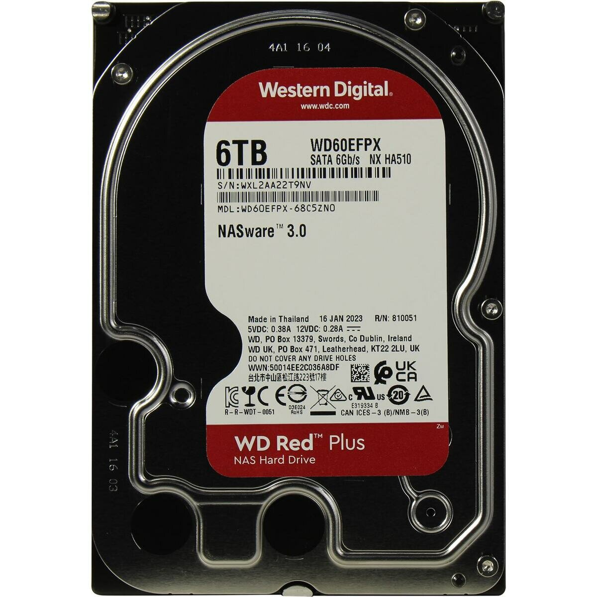 Western digital Red Plus 6 Тб WD60EFPX