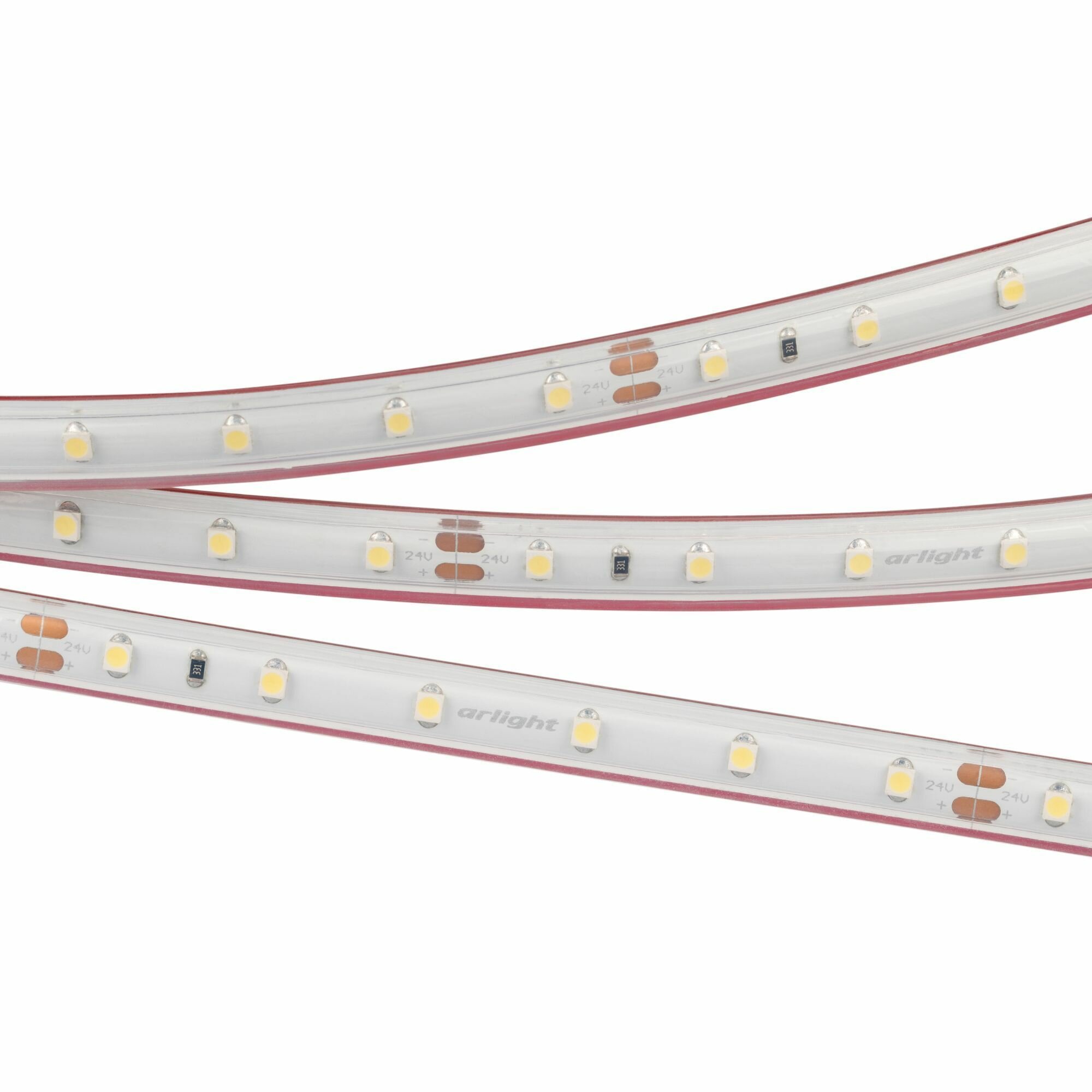 RTW 2-5000PS-50m Warm3000 024565 Светодиодная лента 24В (3528, IP67, 60 LED/m, LUX, 5 м) Упаковка (10 шт.) Arlight - фото №2