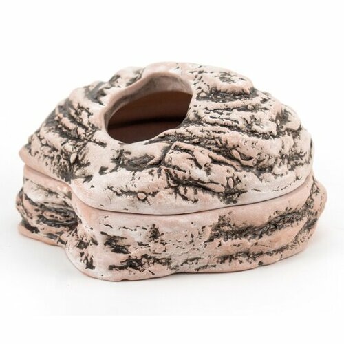 Декорация керамическая Novamark TERRA Влажная камера Сланец L белая 17х16х9см 1505₽