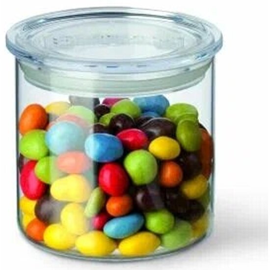 Контейнер Simax для хранения круглый с бесцветной пластиковой крышкой 05 л.