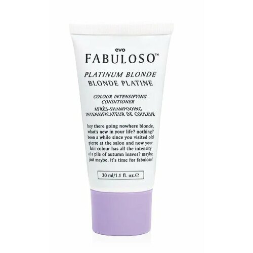 Evo Fabuloso Platinum Blonde Тонирующий бальзам-уход Платинум Блонд 30 мл 2100₽