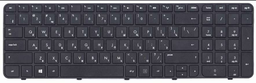 Клавиатура HP G6-2000 с рамкой