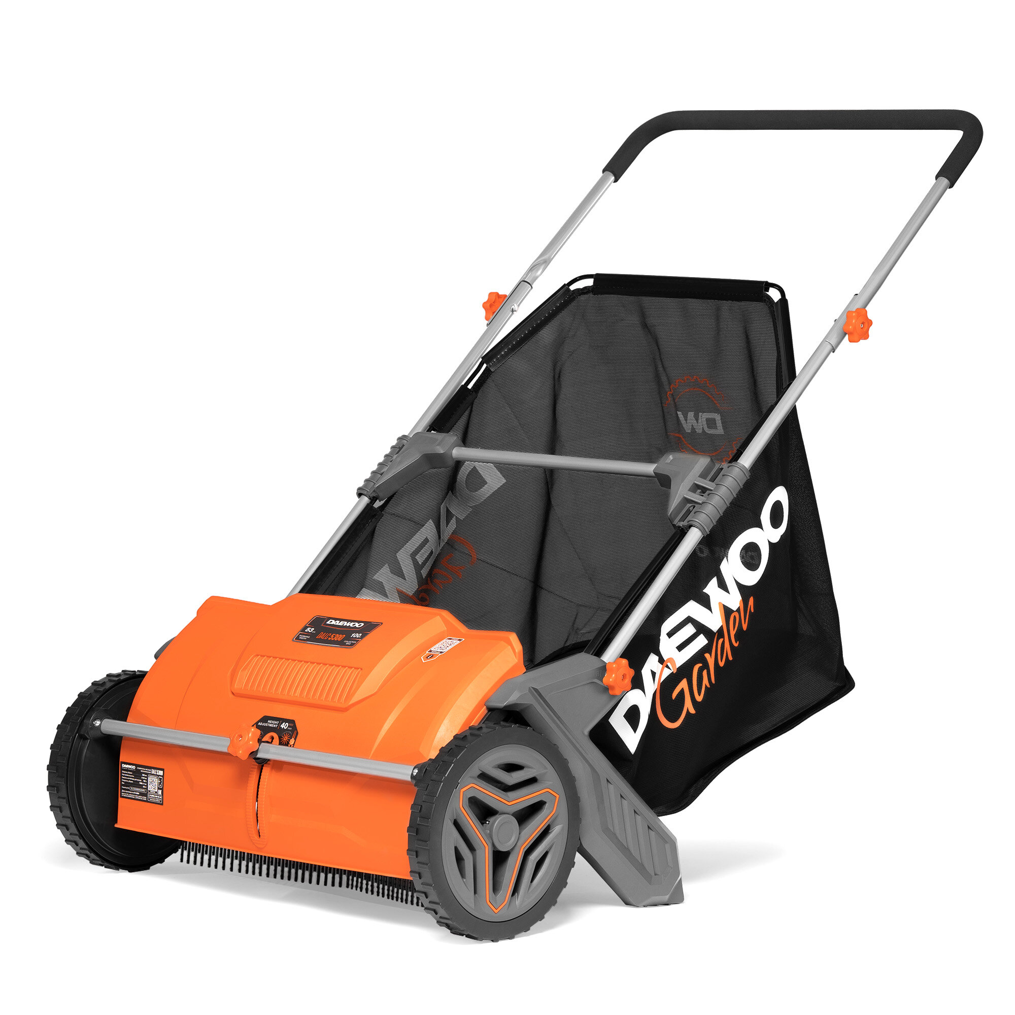 Собиратель листьев DAEWOO DALC 5300 на колесах оранжевый 53 см