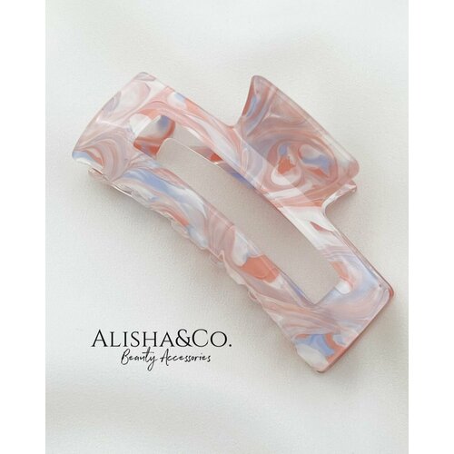 Крабик для волос средний Акварель