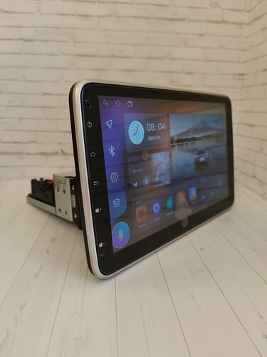 Изображение товара Магнитола 1 дин (1 din) экран 10" дюймов, регулируется во всех плоскостях