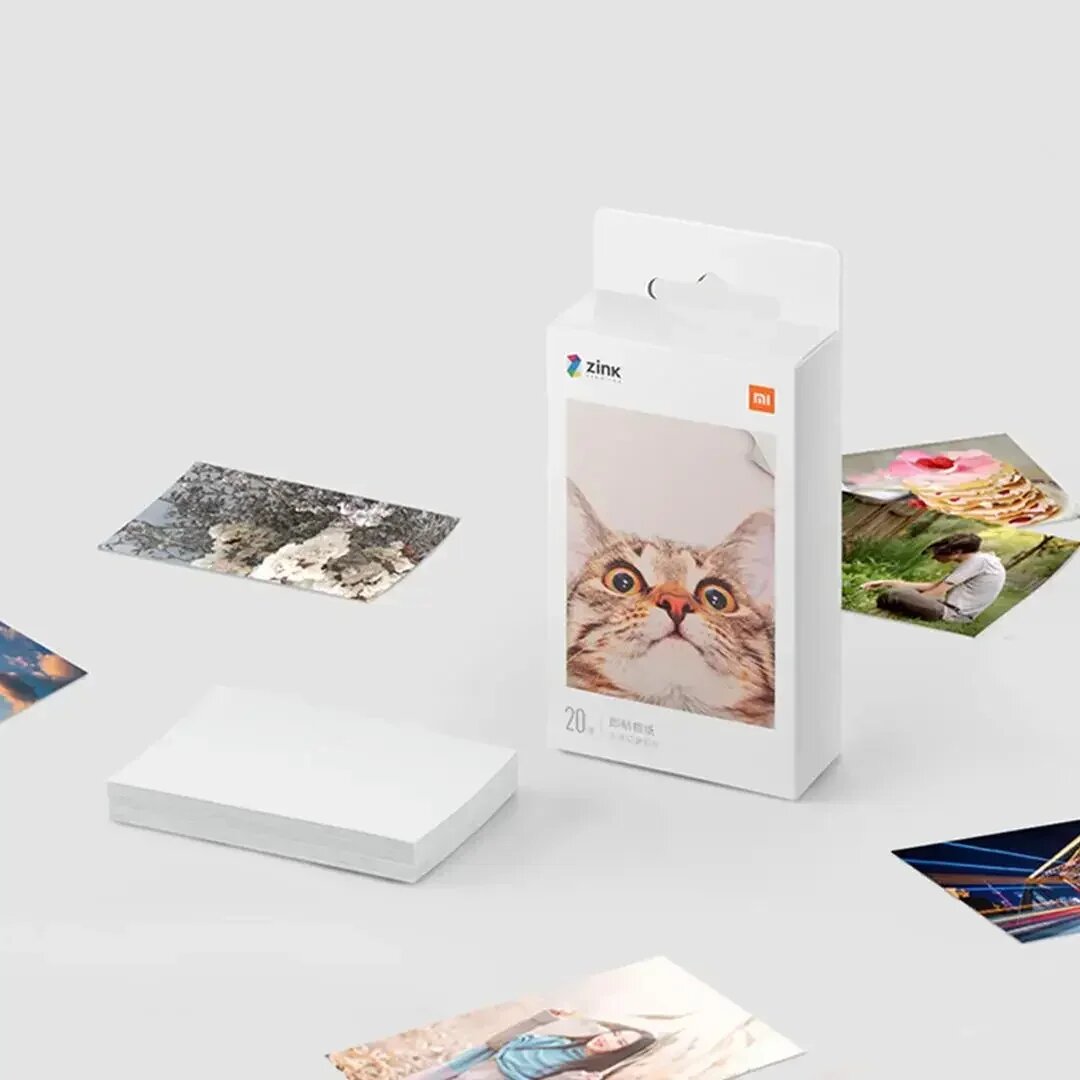 Самоклеящаяся бумага для карманного принтера Xiaomi ZINK, 20/40/60/80/100 листов, 20Sheets — фото 1