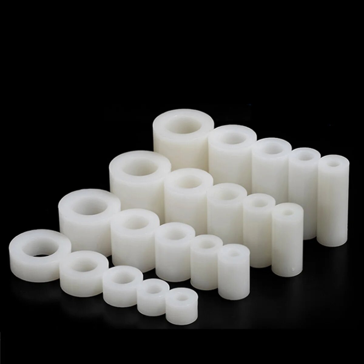 Изолированные нейлоновые втулки M2.7M3.2M4.2M7 100pcs M3.2X5X6