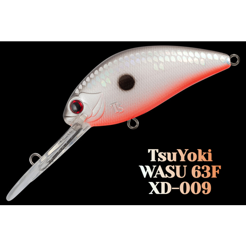 Воблер TsuYoki WASU 63F, плавающий, длина 63мм, вес 13гр, заглубление 2,8-5,5м, цвет XD-009