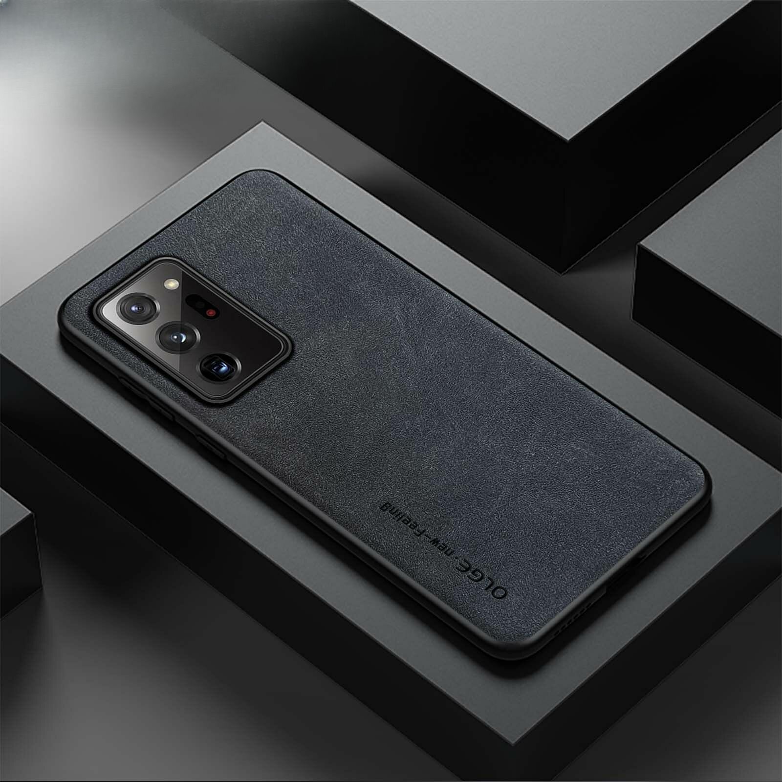 Роскошный кожаный чехол для смартфона Samsung Galaxy Note 20 Ultra(на Самсунг Галакси Ноут 20 Ультра) защитный чехол