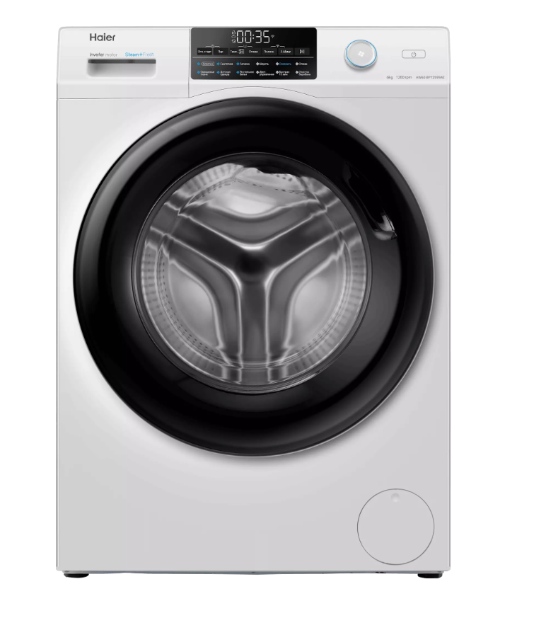 Стиральная машина Haier HW60-BP12959AE, инверторный двигатель, 6кг