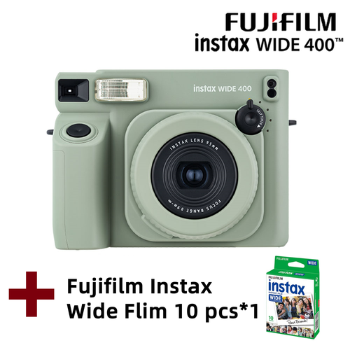 Фотоаппарат мгновенной печати Instax Wide 400-GreenFujifilm Instax Wide фотопленка длЯ моментальных сНиМКов 10 шт 23500₽