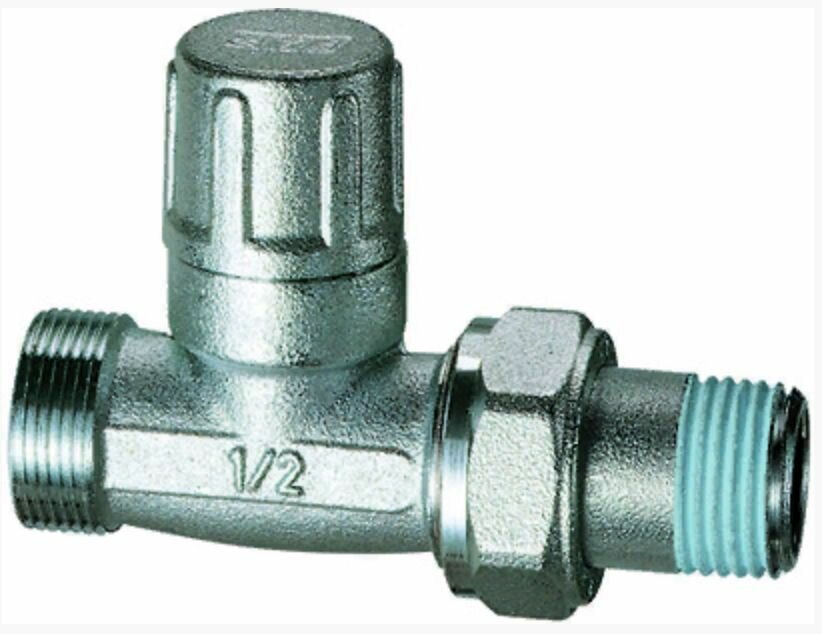 FAR Вентиль запорный прямой 1/2" М24х19 FV 1300 C12