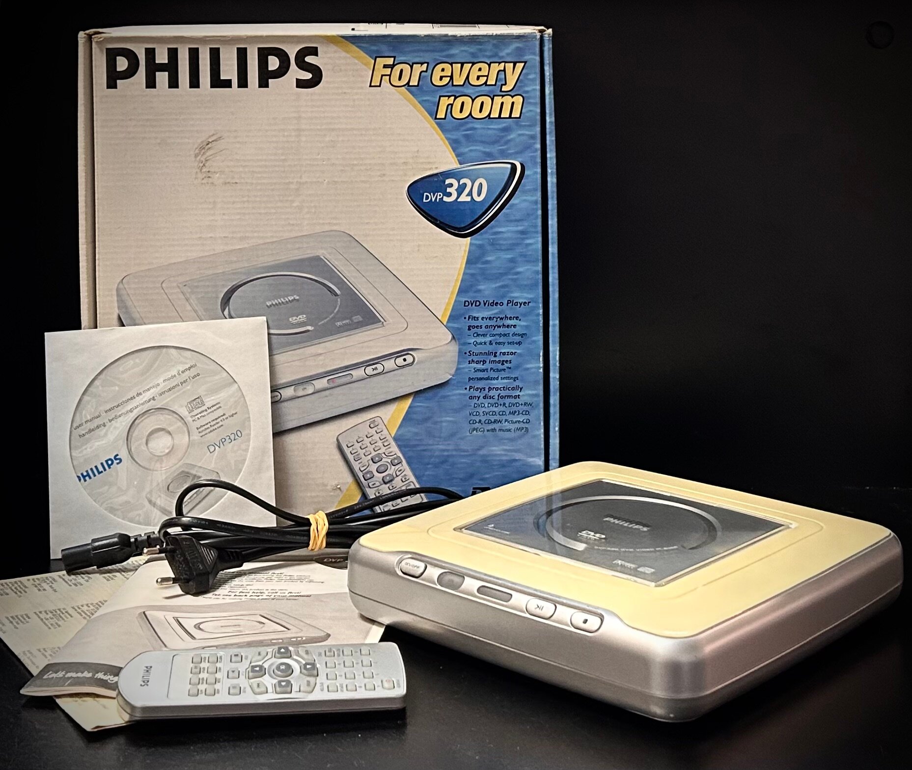 DVD-проигрыватель Philips DVP320. DVD-player портативный