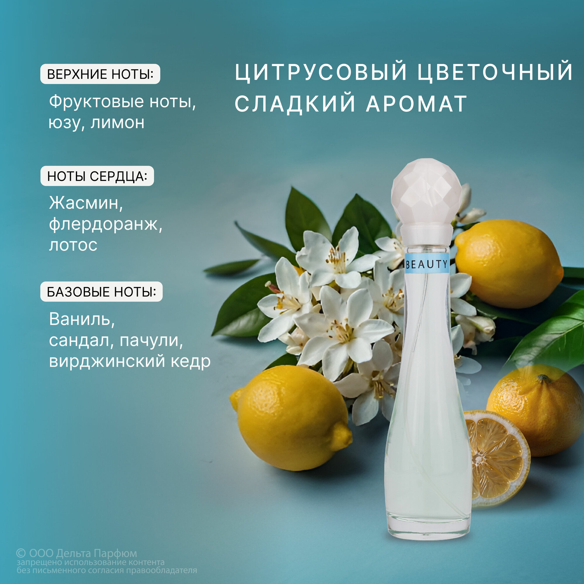 Iren Adler Туалетная вода женская Miss Beauty от Delta Parfum 50 мл — фото 1
