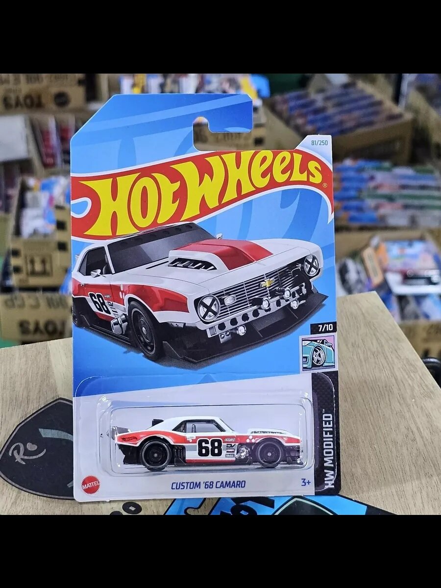 Машинка Custom 68 camaro Hot Wheels
