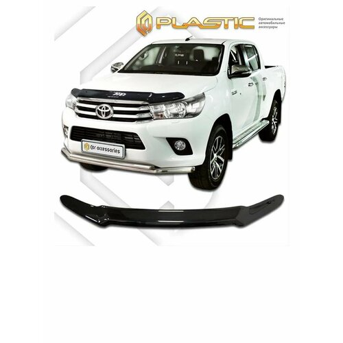 Дефлектор капота для Toyota Hilux 2015-2020 Classic черный 3395₽