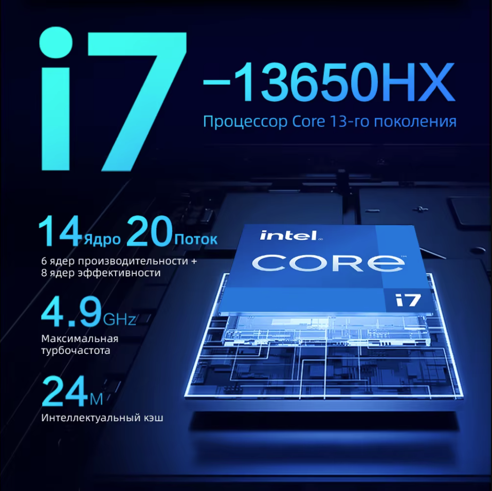Игровой ноутбук Machenike Light 16 Pro i7-13650HX, RTX4070, 32GB/1TB, 16" 2.5K IPS 240Hz, Windows 11 — фото 1