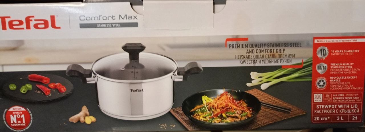 Кастрюля с крышкой Tefal - фото №10