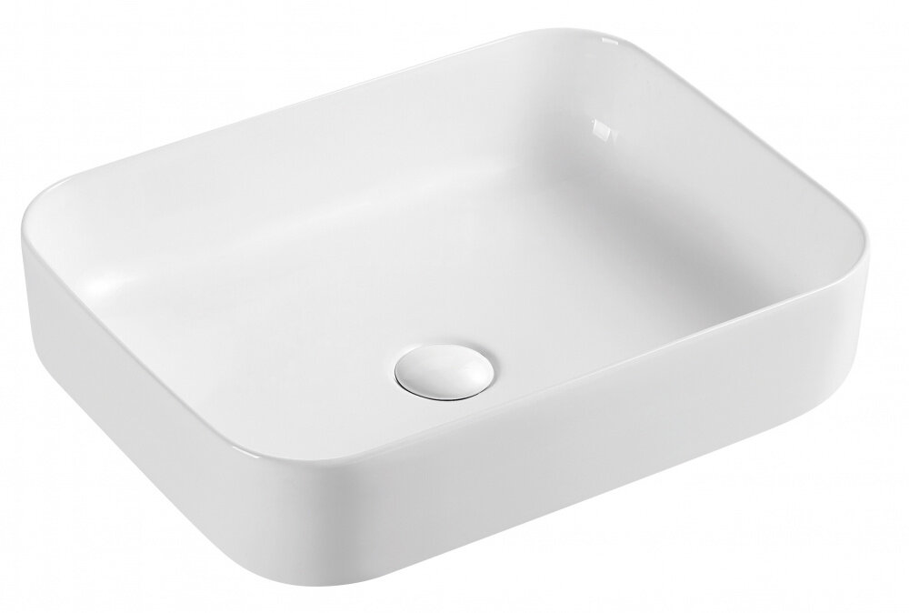 Azario Раковина Azario AZ-2195 (AZ-78109) Sharp накладная 50х39 см, белый