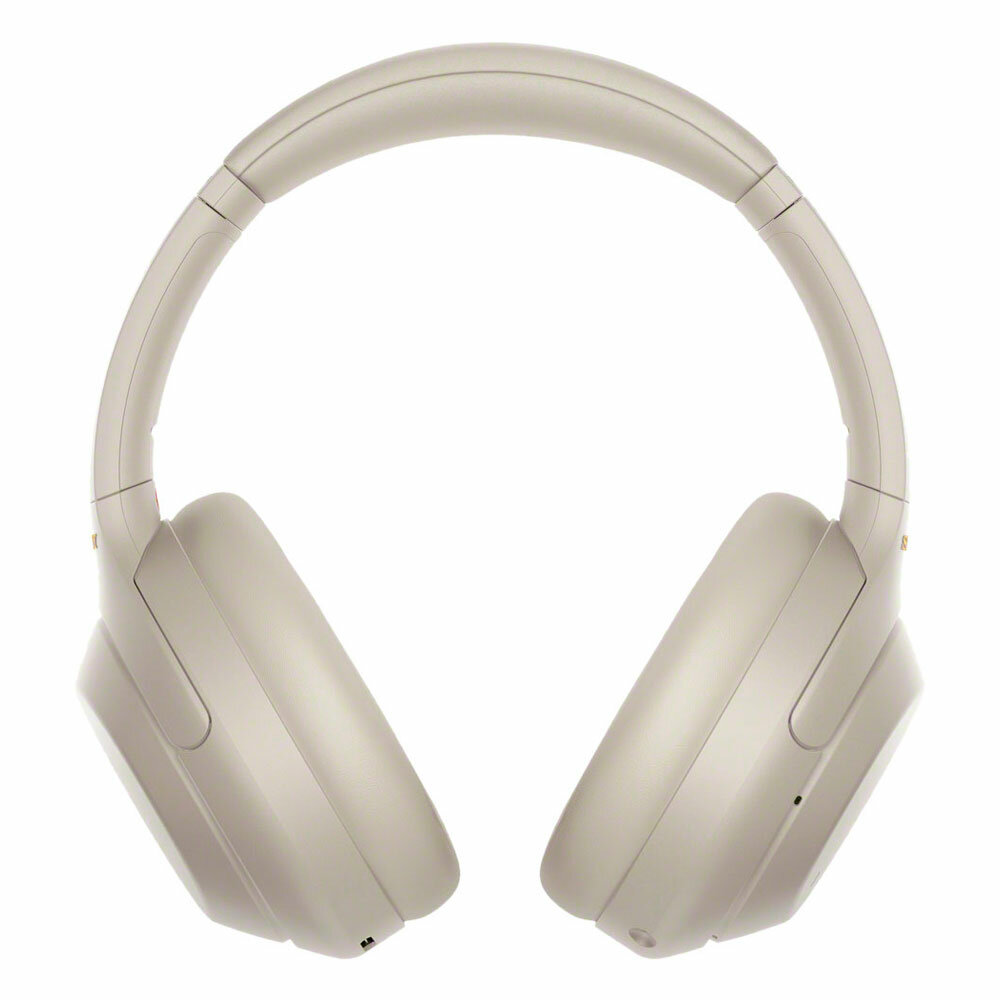 Беспроводные наушники Sony WH-1000XM4 silver, серебристые, с шумоподавлением — фото 1